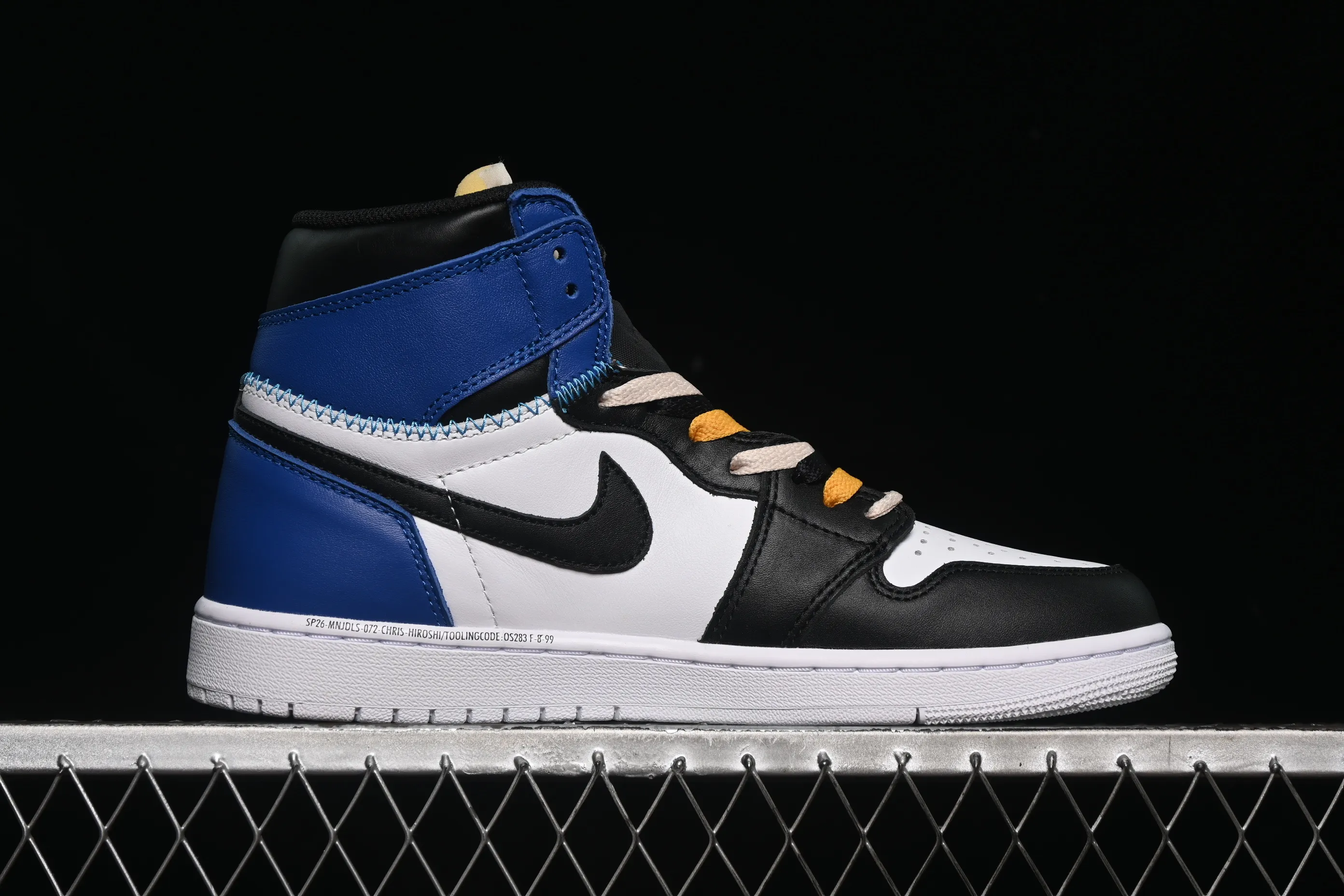 All categories Air Jordan Jordan series basketball shoes Air Jordan 1 High Fragment x Union x Air Jordan 1 Retro AJ1 Joe 1 new deconstructed royal blue high-top basketball shoes IO7847-001